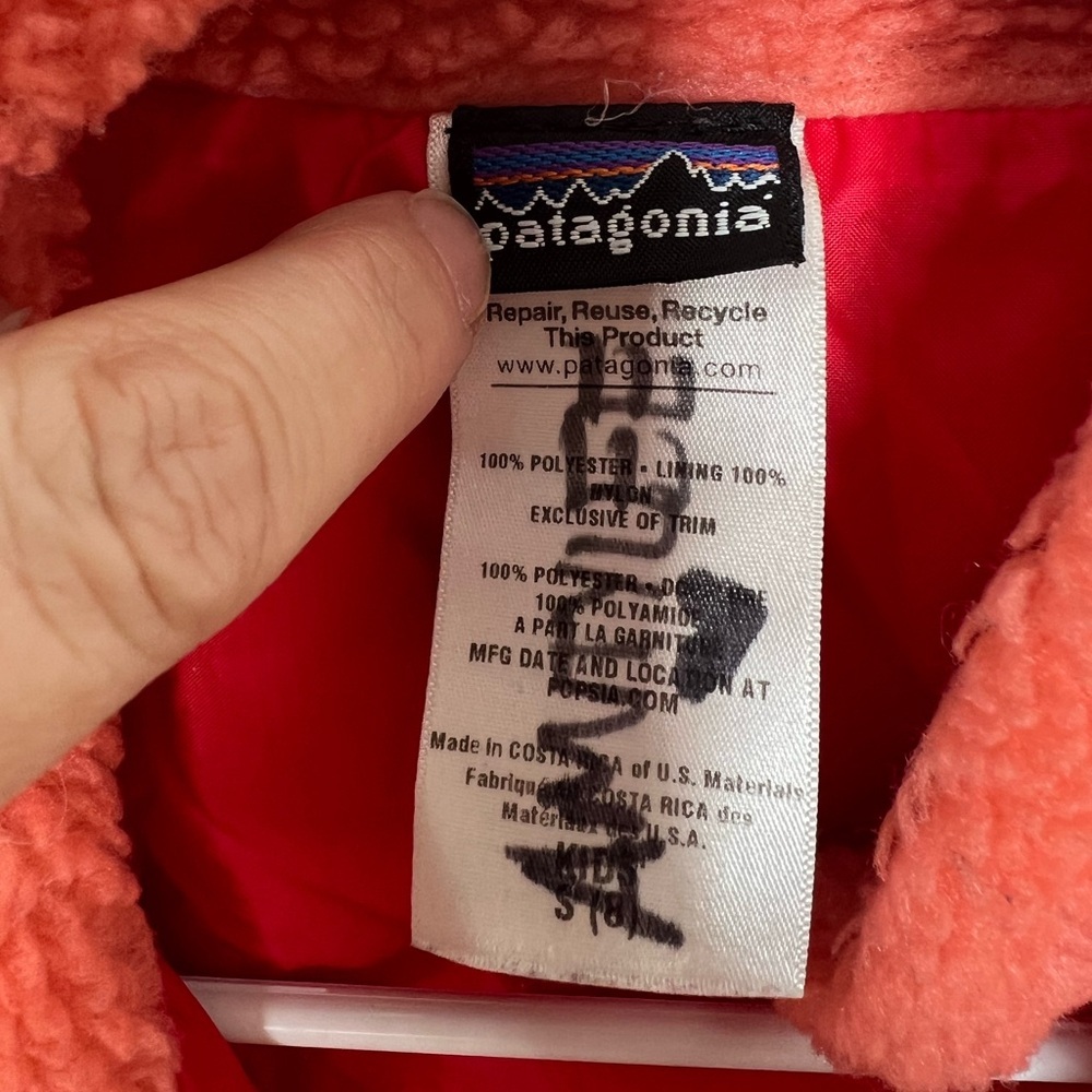 Patagonia Kids' Retro-X Fleece Vest Kids Size 8 - Picture 5 of 6